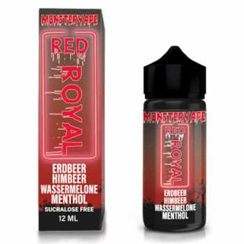 Red Royal MonsterVape Aroma Longfill 12ml / 120ml (Erdbeere, Himbeere, Wassermelone mit Menthol)