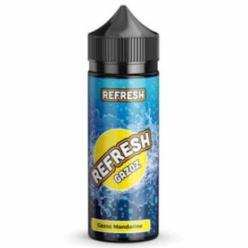 Mandarine 10ml Refresh Gazoz Aroma + 120ml Chubby Liquidflasche Süße und saure Mandarinenbrause mit Kohlensäure Effekt