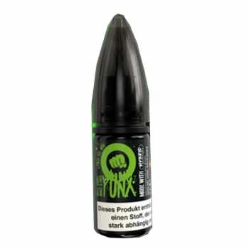 PUNX Apfel, Minze, Gurke & Anis Riot Squad Nikotinsalz Liquid 10ml excellenter Mix aus Apfel, Minze, Gurke und Anis