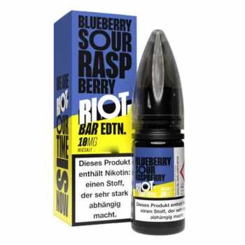 Blueberry Sour Raspberry Riot Squad NicSalt Liquid 10ml (süß säuerlicher Himbeer / Blaubeer Mix)