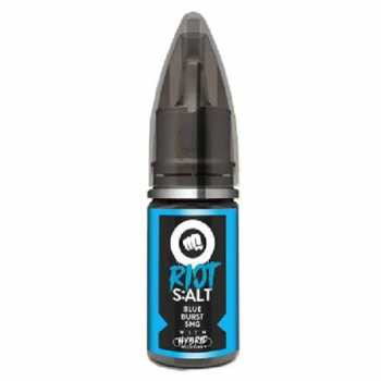 Blue Burst Riot Squad Nikotinsalz Liquid 10ml süßer blauer Brombeer Slushy eisgekühlt