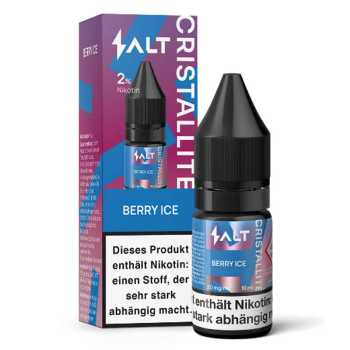 Berry Ice – Cristallite Nikotinsalz Liquid 10ml: Fruchtiger Beerenmix mit eisiger Frische