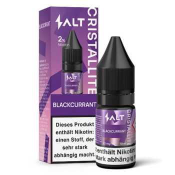 Blackcurrant – Cristallite Nikotinsalz Liquid 10ml: Intensive schwarze Johannisbeere für puren Fruchtgenuss