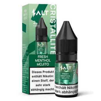 Fresh Menthol Mojito Salt Cristallite Nikotinsalz Liquid 10ml (Limette, kühlende Minze und starkes Menthol)