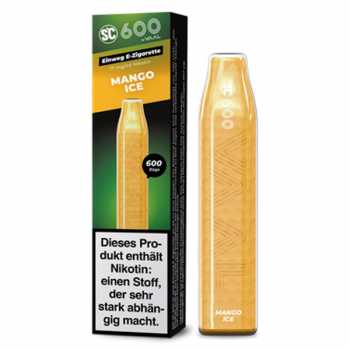 Mango Ice 17mg SC 600 Nikotionsalz Einweg E-Zigarette (erfrischende süße Mango)