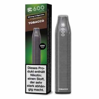 Tobacco 17mg SC 600 Nikotionsalz Einweg E-Zigarette Tabak Geschmack
