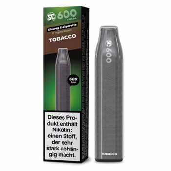 Tobacco 17mg SC 600 Nikotionsalz Einweg E-Zigarette Tabak Geschmack
