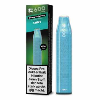 Mint 17mg SC 600 Nikotionsalz Einweg E-Zigarette erfrischende Minze