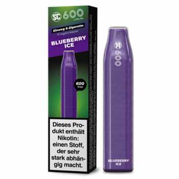 Blueberry Ice 17mg SC 600 Nikotionsalz Einweg E-Zigarette (Blaubeere mit Frischekick)