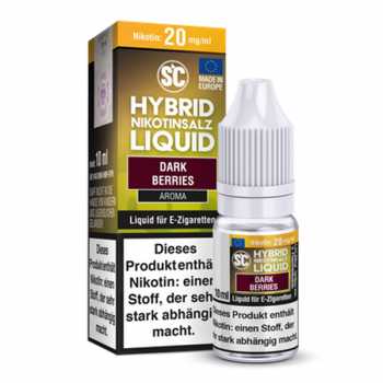 Dark Berries SC Hybrid Nikotinsalz Liquid 10ml Geschmack von dunklen Beeren