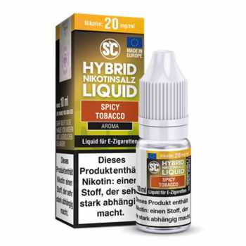 Spicy Tobacco SC Hybrid Nikotinsalz Liquid 10ml (Tabak mit holziger Note)