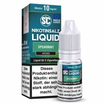 Spearmint Nikotinsalz SC Liquid 10ml (süße Minze)