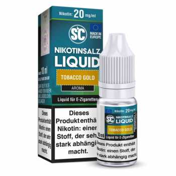 Tobacco Gold Nikotinsalz SC Liquid 10ml (goldener Tabak Mix)