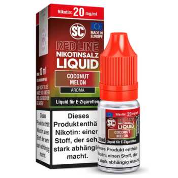 Coconut Melon Red Line Nikotinsalz SC Liquid 10ml (fruchtiger Cocktail aus Melone und Kokos)