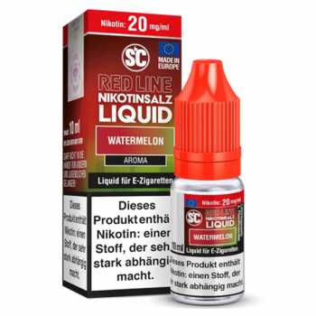 Watermelon Red Line Nikotinsalz SC Liquid 10ml (süße Wassermelone)