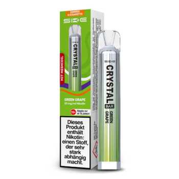Green Grape SKE Einwegzigarette 20mg NicSalt (süß / säuerlicher Traubengeschmack)