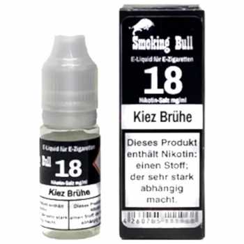 Kiez Brühe Smoking Bull Nikotinsalz Liquid 10ml (Mix aus Erdnuss, Zuckerwatte und Vanille )