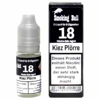 Kiez Plörre Smoking Bull Nikotinsalz Liquid 10ml Erdnuss Geschmack