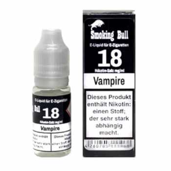 Vampire Smoking Bull Nikotinsalz Liquid 10ml (leckerer Beerenmix mit Cooling Kick)