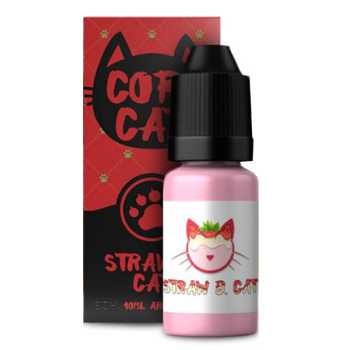 Copy Cat Straw B. Cat Aroma Vanillecreme mit reifen Erdbeeren und Karamellsoß