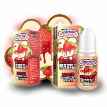 American Stars Strawberry Cheesecake Liquid 10ml Erdbeer-Käsekuchen vollmundig und intensiv