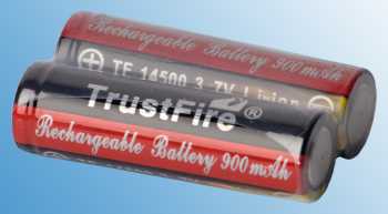 TrustFire TF14500 900mAh - protected E Zigaretten Akku