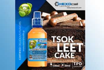 Tsokleet Cake! – Hexocell Shake & Vape 30ml/60ml leckere Schokowaffeln mit Nuss Creme Füllung