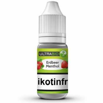 Erdbeer-Menthol Ultrabio Liquid 10ml Erdbeer trifft auf Menthol