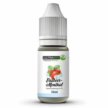 Erdbeer-Menthol Ultrabio Aroma 10ml reife Erdbeeren treffen auf die frische Menthol