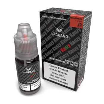 Kanzy Vagrand Nikotinsalz Liquid 10ml Fruchtmix aus Erdbeer, Kiwi und Wassermelone