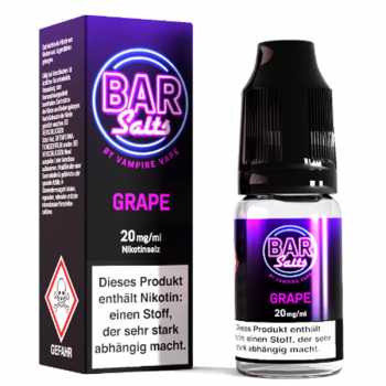 Grape Bar Salts Vampire Vape Liquid 10ml (Trauben Geschmack)