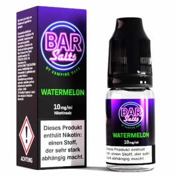 Watermelon Bar Salts Vampire Vape Liquid 10ml (Wassermelonen Geschmack)