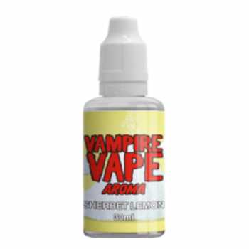 Vampire Vape Sherbert Lemon Aroma erinnert an Zitronenbonbon mit Brausefüllung, sauer und frisch
