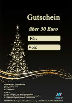 Weichnachtsgutschein Variante 7