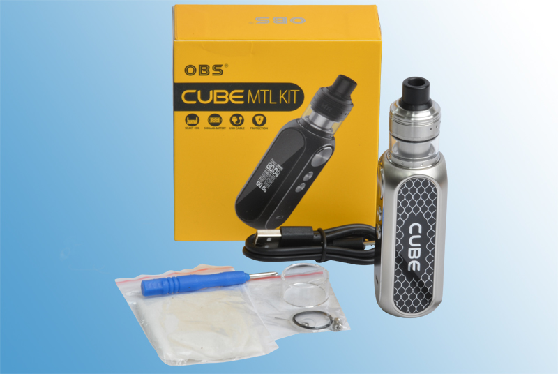 OBS Cube 80W MTL E-Zigaretten Set + Engine Selbstwickler 