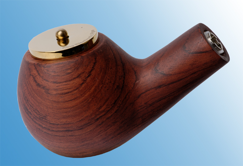 E-Pfeife Korpus aus Edelholz - King E-Pipe (Mechanischer Taster