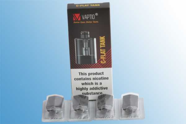 4 x Vaptio C-Flat Ersatzcoils (1 x Packung)