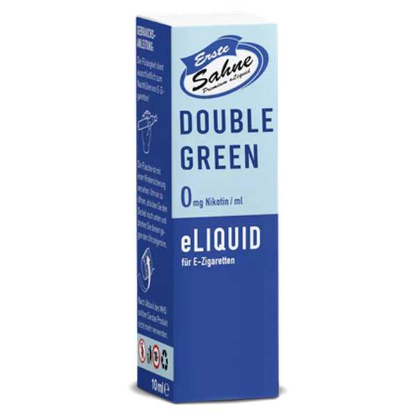 Double Green erste Sahne Liquid 10ml (Apfel + Kiwi)