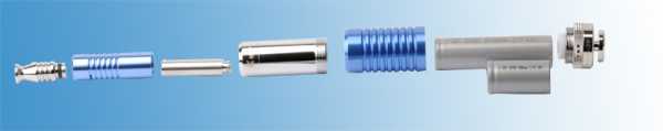 Dampf Shop - K100 Teleskop Akkuträger Kamry Set Gold Blau Schwarz