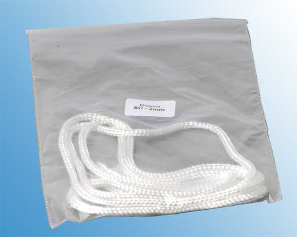 Ekowool 2mm Silikatschnur -  Silica Schnur - 1 Meter
