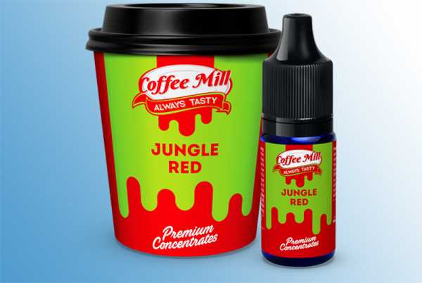 Jungle Red - Coffee Mill Aroma Fruchtcocktail aus roten Beeren, Granatapfel, Grapefruit und Orange