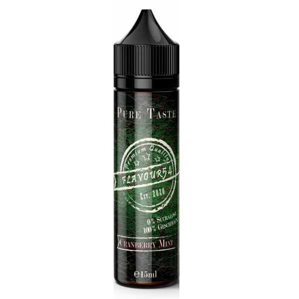 Cranberry Mint Flavour54 Aroma Longfill 10ml / 60ml perfekte Kombination von reifen Cranberries mit der Frische von Zitrus und Minze