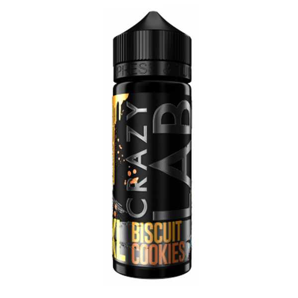 Biscuit Cookies XL Crazy Lab Shake & Vape 10ml / 120ml frisch gebackener süßer Biscuit Keks mit Vanillegeschmack