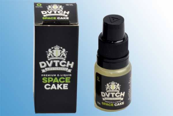 SPACE CAKE DVTCH Amsterdam Liquid 10ml Cannabis Kuchen, Rührkuchen mit Cannabis-Butter, authentischer Geschmack ohne THC und CBD