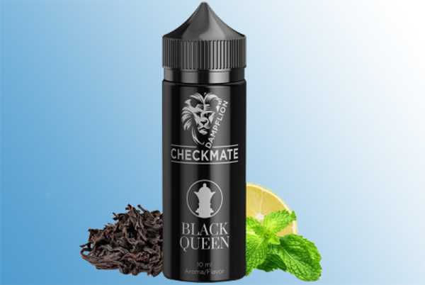 Black Queen Dampflion Checkmate 10ml Aroma schwarzer Zitronen Eistee