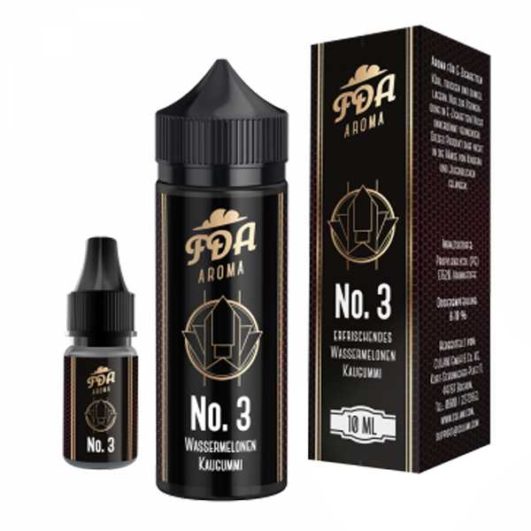 NO.3 FDA Aroma 10ml / 120ml Wassermelonen Kaugummi mit leichter Frische