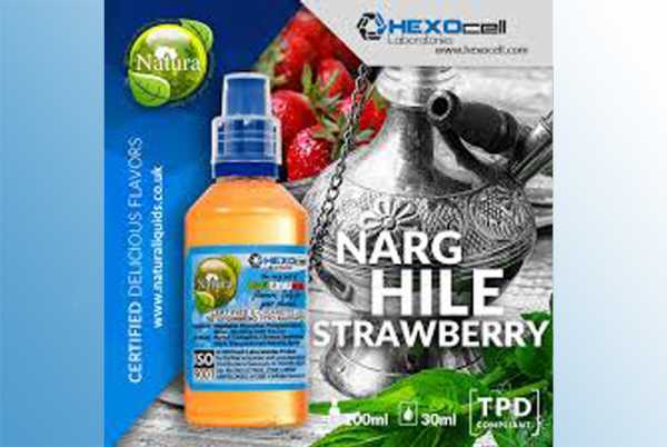 Narghile Strawberry – Hexocell Liquid 30ml Shisha Erdbeere