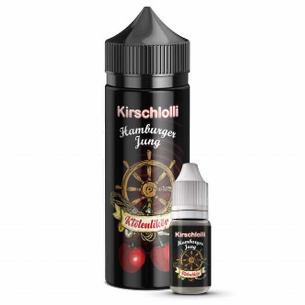 Hamburger Jung Klötenlikör Kirschlolli Aroma 10ml / 120ml Eierlikör mit Rum und Kirschnote