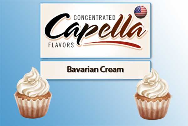 Capella - Bavarian Cream Aroma (Bayerische Creme: Vanille, Milch, Sahne und Zucker)