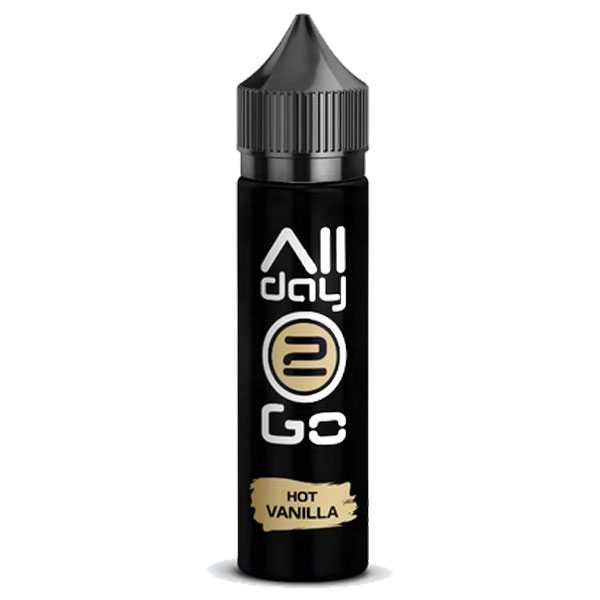 Hot Vanilla ALLDAY2GO Longfill Aroma 5ml / 60ml Vanille verfeinert mit Erdbeeren
